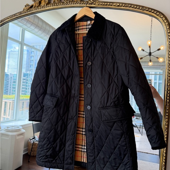 Burberry Black Quilted Utility Jacket - Picture 1 of 5